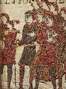 unknow artist detalj av bayeux-tapeten painting
